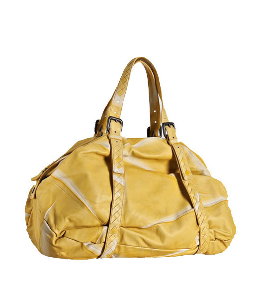 Bottega Veneta tie-dye Top Handle Bag giallo